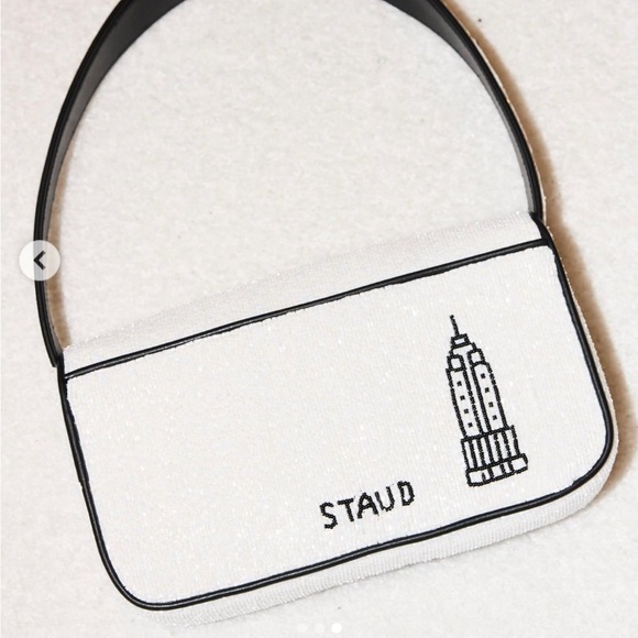 STAUD BEADED TOMMY BAG I❤️NY - Picture 3 of 3
